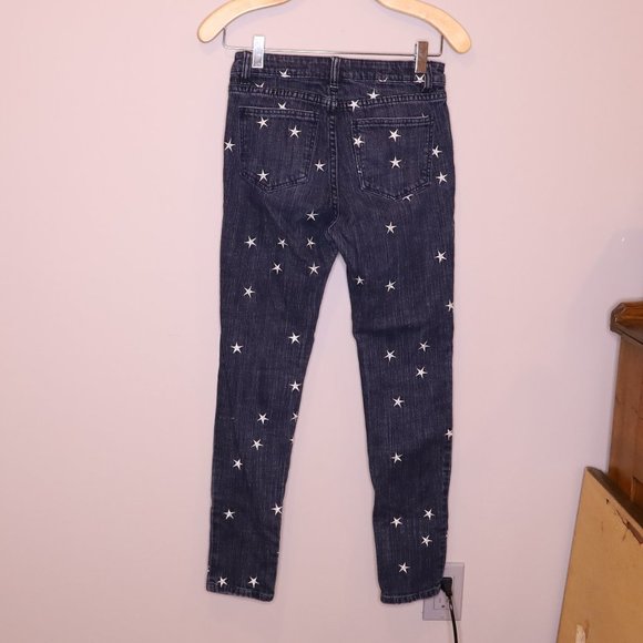 Stella McCartney Embroidered Star High Rise Jeans - Picture 2 of 5